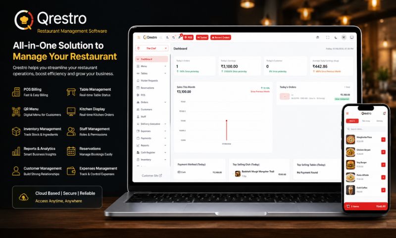 Qrestro - Restaurant Managment Software